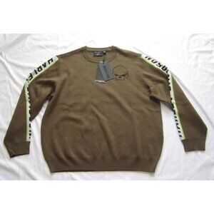 New W/ Tag Harley Davidson Skull Crew Neck Pullover Sweater Sz XL (NW181)
